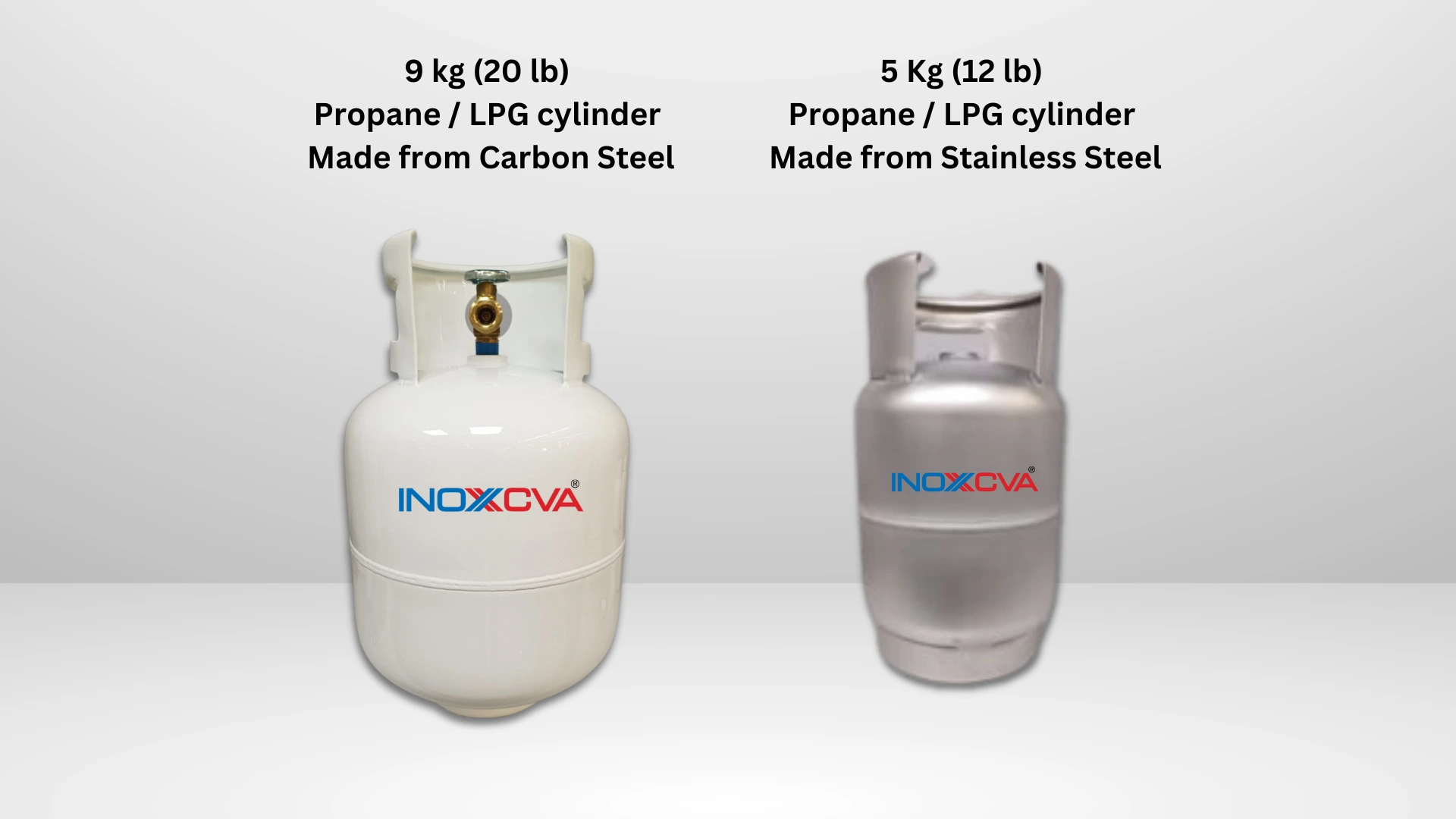 LPG cyclinder made of Carbon Steel and Stainless Steel
